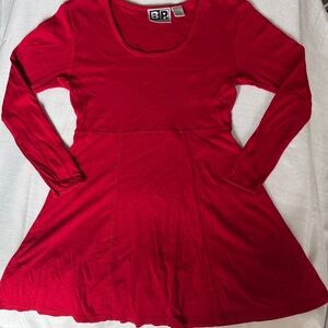 BP Red Long Sleeve Dress